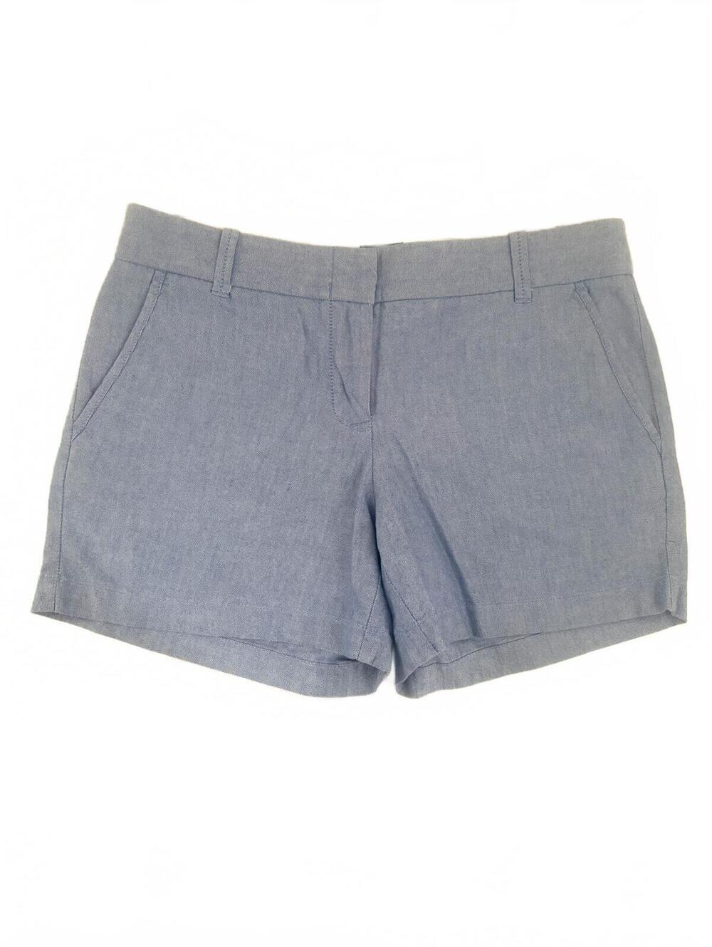 J.Crew | Women’s Cityfit Light Blue Chambray Dressy Casual Casual Shorts Size 6